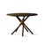 Hector Dark Oak Dining Table 120 by Eberhart Furniture Dimensions: D 120 x H 73 cm. Materials: Dark oak, metal. Hector 120...