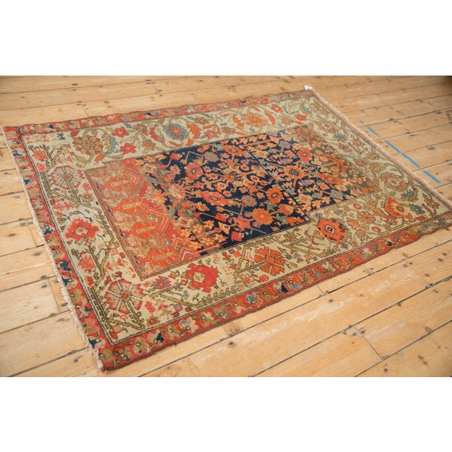 Textile Antique Sampler Malayer Rug - 4' x 5'8" For Sale - Image 7 of 9