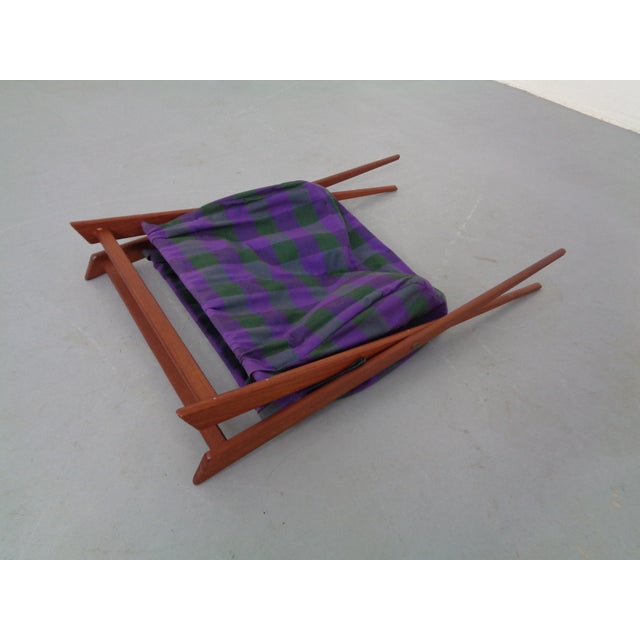 Danish Foldable Teak Magazine Rack, 1960s For Sale - Image 12 of 18