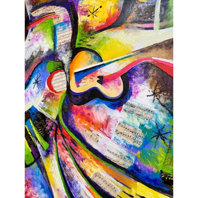 Large Framed Mixed Media Original Acrylic Tyka - My Dreams For Sale - Image 9 of 11