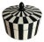 Inlaid Black & White Handmade Box For Sale