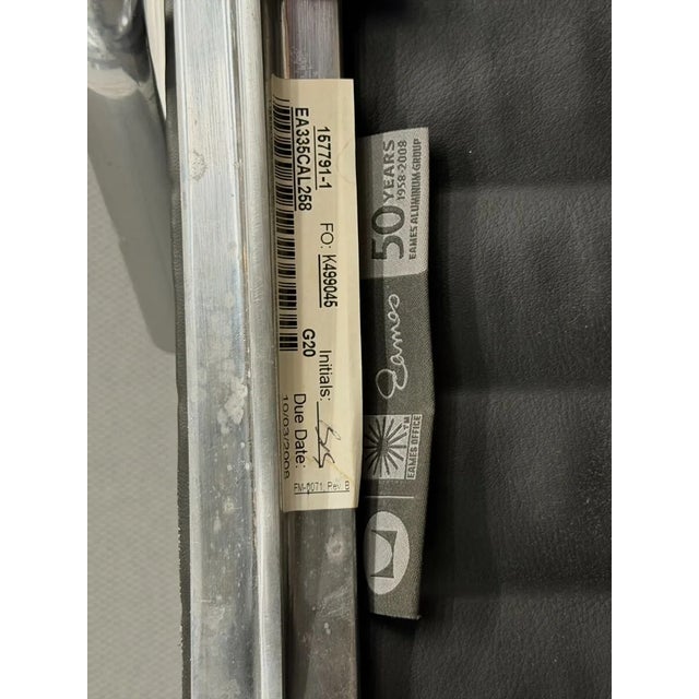 Metal Eames for Herman Miller 50th Anniversary Aluminum Group Management Chair For Sale - Image 7 of 7