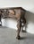 Vintage Italian Baroque Style Hand-Carved Wood Console Table With Paw Feet For Sale In Miami - Image 6 of 18