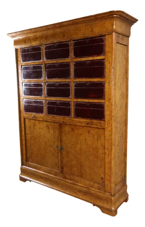 Vintage Elm Veneer Cupboard
