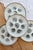 Vintage Oyster Plates in Blue-Grey Gradient Earthenware from Moulin des Loups, 1970s, Set of 4 For Sale - Image 3 of 8