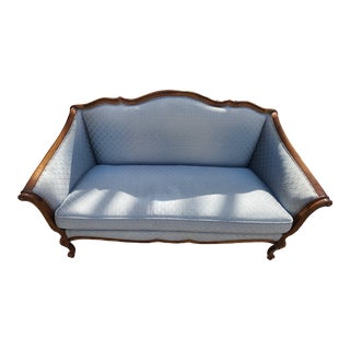1990s Bernhardt Wood & Upholstery Sofa For Sale