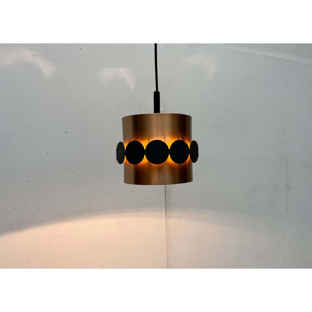 Mid-Century Modern German Copper Pendant Lamp from Doria, 1960s For Sale - Image 14 of 18