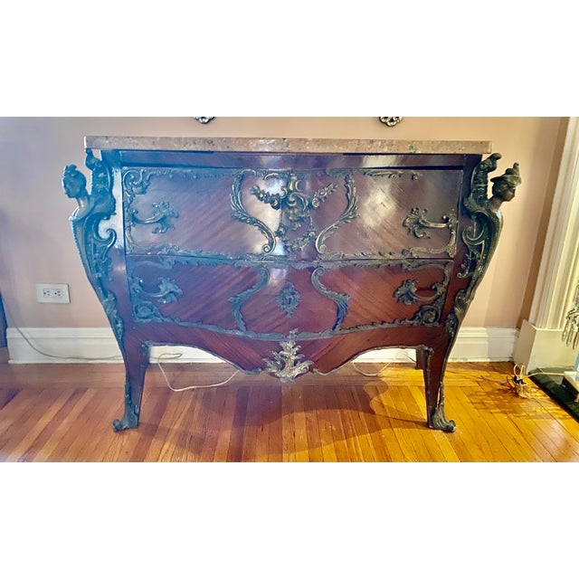 Italian Rococo Style 18th Century Commode For Sale - Image 11 of 13