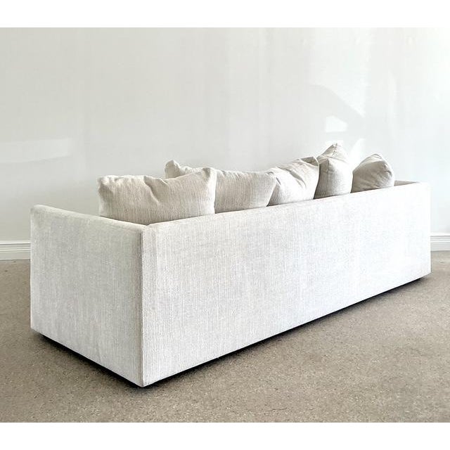 Ivory Vintage Kreiss Loose Cushion Sofa For Sale - Image 8 of 12