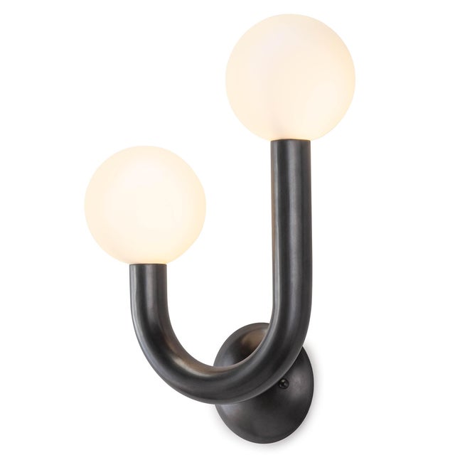 Not Yet Made - Made To Order Regina Andrew Happy Steel Sconce Left Side, Oil Rubbed Bronze For Sale - Image 5 of 10