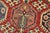 Textile Kazak Rug 8'11'' X 12'2'' Red Wool Tribal Hand-Knotted Oriental Carpet For Sale - Image 7 of 12