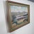 A beautiful vintage swedish landscape painting depicting a lake area with rolling hills in the background. Painted in oil...