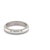 Mid 20th Century Mid 20th Century Tiffany & Co. Platinum 4mm Wide Double Milgrain Wedding Band Ring - Size 7 For Sale - Image 5 of 5