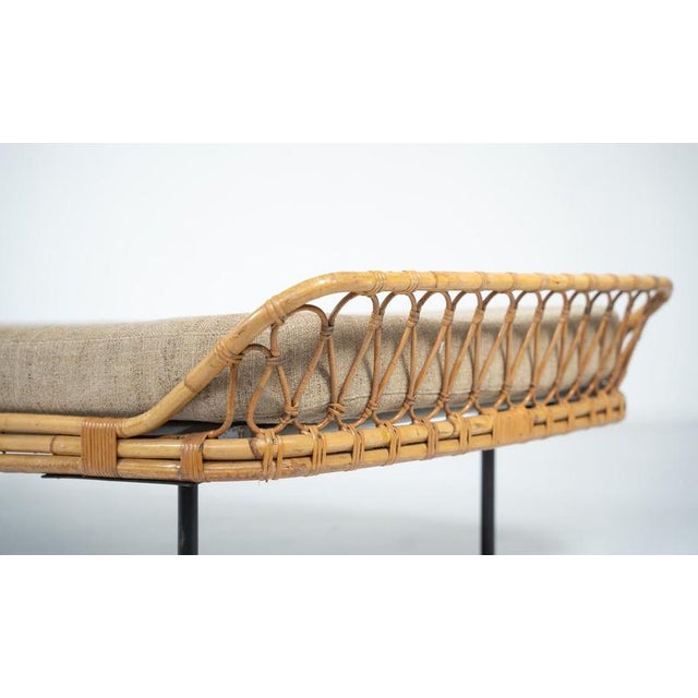 Vintage Bamboo Daybed, Italy, 1960s For Sale - Image 3 of 10
