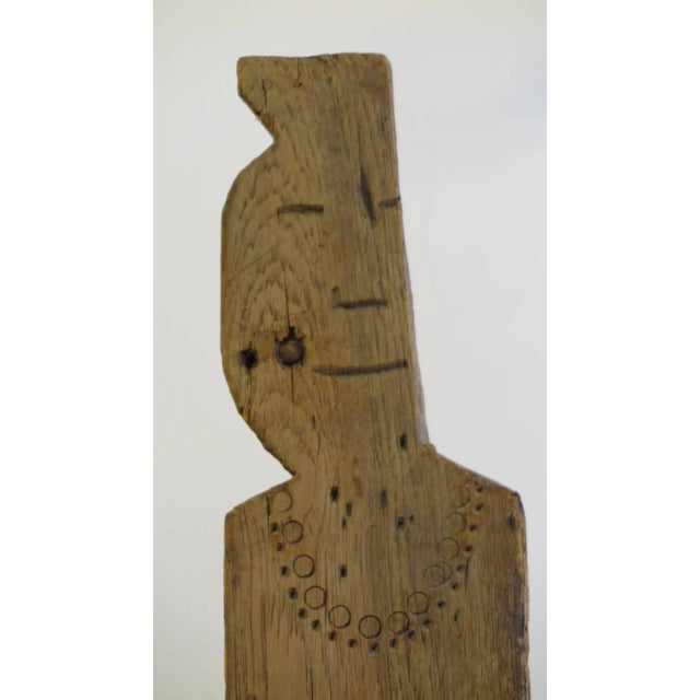 Burmese Tribal Markers Wooden Sculpture For Sale - Image 4 of 11