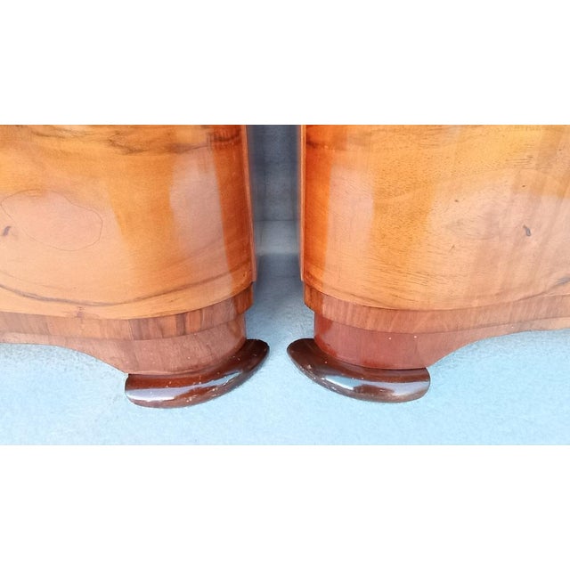 1950s Bedside Tables by Jindrich Halabala for Up Závody, 1950s, Set of 2 For Sale - Image 5 of 18