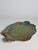 Florentine Neo-Rococo Gilt and Turquoise Tray with Harlequin Pattern, Italy, 1950s For Sale - Image 9 of 18