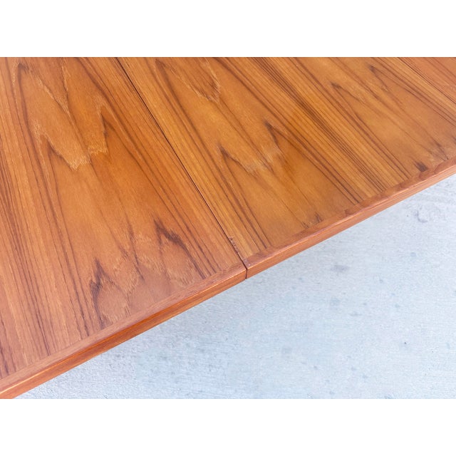 1960s Danish Modern Teak Dining Set of 7 For Sale - Image 18 of 18