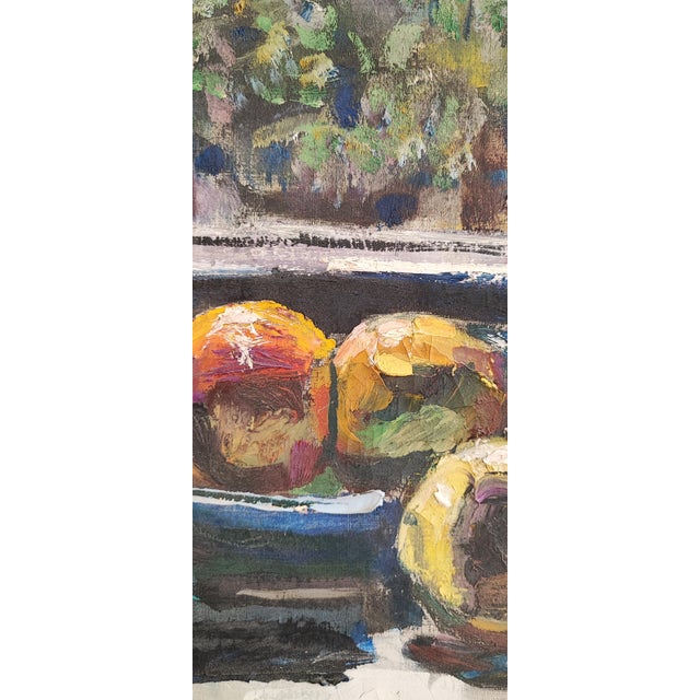 Kala EA, Fruits à la Fenêtre, Oil on Canvas, Framed For Sale - Image 4 of 12
