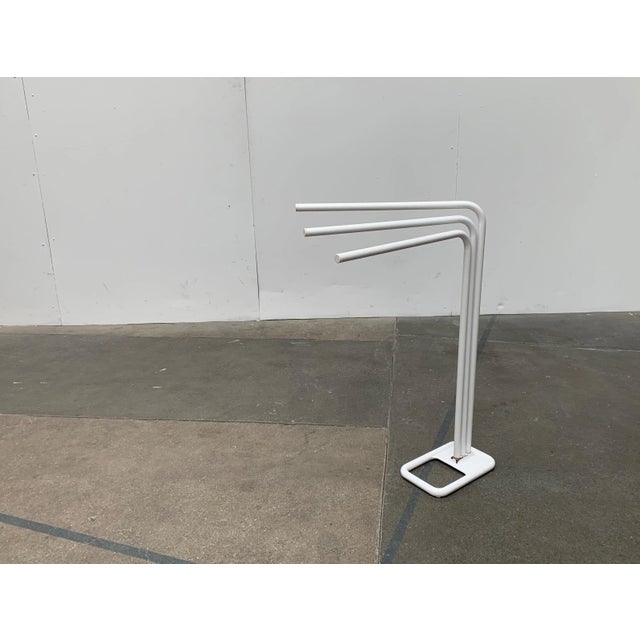 Vintage French Postmodernist Bathroom Towel Rack from Decotec For Sale - Image 6 of 18