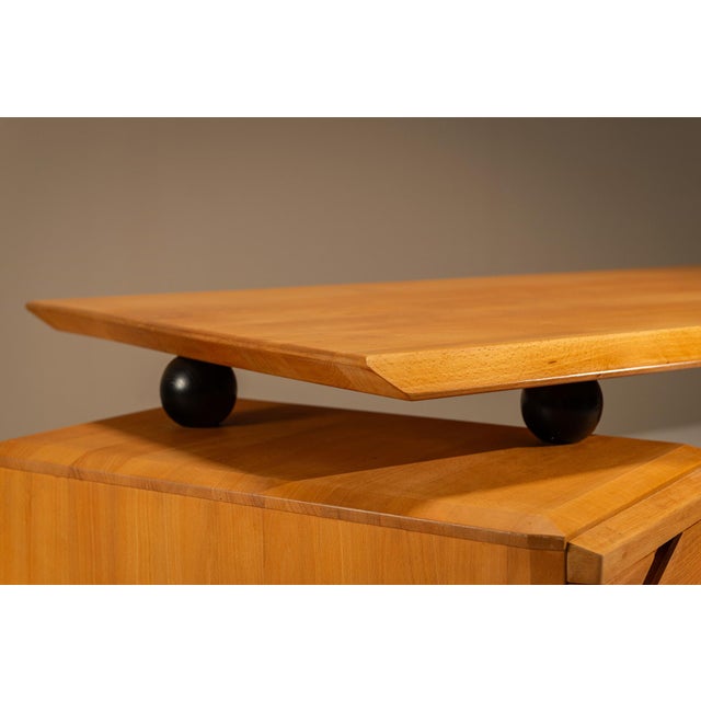 Adjustable Desk in Beech by Seltz, France, 1980s For Sale - Image 14 of 18