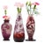 Acid Etched Double Overlay Cameo Vases from Gallé, 1920, Set of 3 For Sale
