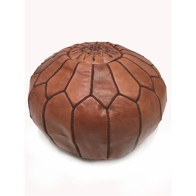 Animal Skin Pouf Ottoman Covers - a Pair For Sale - Image 7 of 9
