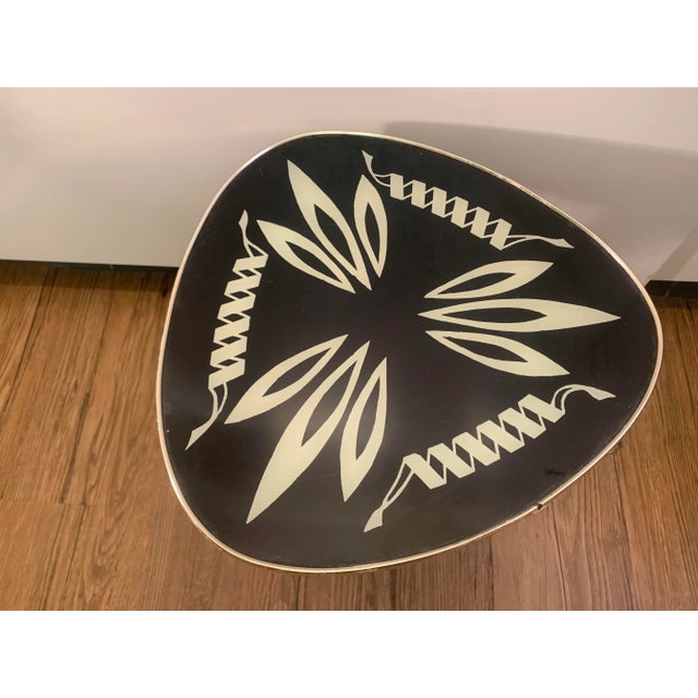 Kidney-Shaped Flower Table or Plant Stand, 1950s For Sale - Image 6 of 8