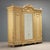 Neoclassical Style Wardrobe in Lacquered Cherry and Walnut For Sale - Image 13 of 13