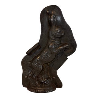 Antique Metal Chocolate Bunny Mold For Sale