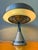 Silver Mushroom Table Lamp in Aluminum and Chrome by Luigi Massoni for Guzzini, Italy, 1970s For Sale - Image 8 of 18