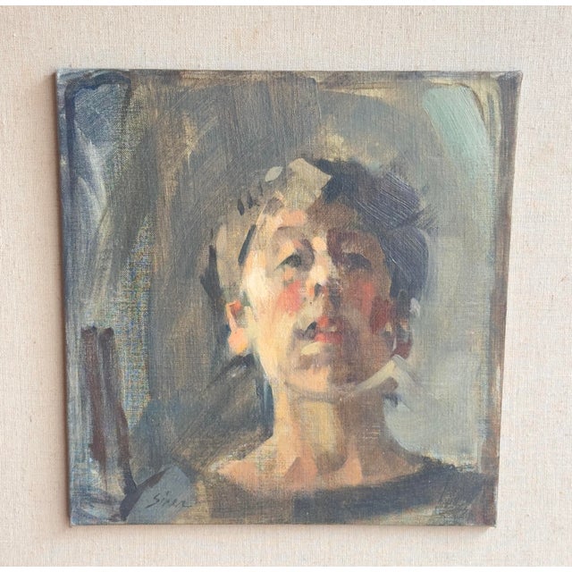 Maggie Siner Untitled Impressionist Portrait For Sale - Image 6 of 8