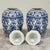 19th Century Boch Hand-Painted Blue & White Delft Garniture Set For Sale - Image 11 of 18