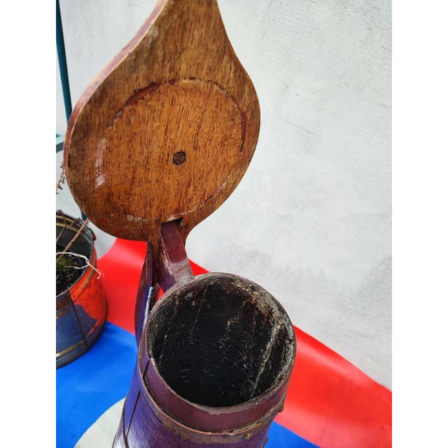 Pre-War Wooden Jug, 1890s For Sale - Image 5 of 8