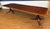 English Traditional Multi-Banded Mahogany Dining Table by Leighton Hall - Showroom Sample For Sale - Image 3 of 18