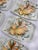 1980s Vintage Mancioli Italian Hand-Painted Onion Divided Serving Platter Plates | Made in Italy, Set of 6 For Sale - Image 5 of 10