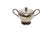 Postmodern Art Deco Sugar Bowl from Hefra, Poland, 1970s For Sale - Image 3 of 9