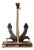 Industrial Black Iron Anchor, 1950s For Sale