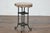 Early 20th Century Turn of the Century French Side Table - Petrified Wood Top and Wrought Iron Base For Sale In Atlanta - Image 6 of 12