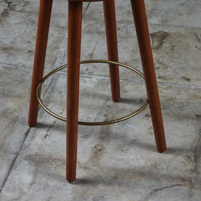 Pair of Kurt Østervig Bar Stools for Brande Møbelindustri For Sale - Image 11 of 12