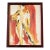 1970’s Original Female Nude Abstract Watercolor Painting Framed For Sale