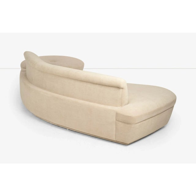 1950s Adrian Pearsall And/Or Kagan Style Sofa Sectional With Removable Pouf For Sale - Image 9 of 12