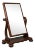 1860s Victorian Large Mahogany Platform Mirror For Sale