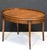 English Oval Low Side or Coffee Table of Inlaid Mahogany For Sale - Image 11 of 12