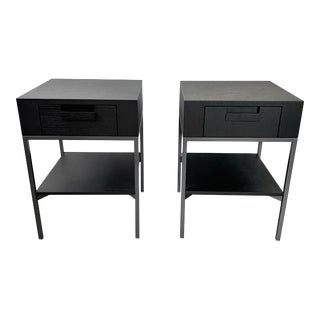 Pair of B&b Italia Maxalto Ebe Side Tables or Nightstands by Antonio Citterio For Sale