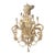 Vintage Coastal Shell Seashell Encrusted Coastal Palm Beach 12 Light Chandelier For Sale