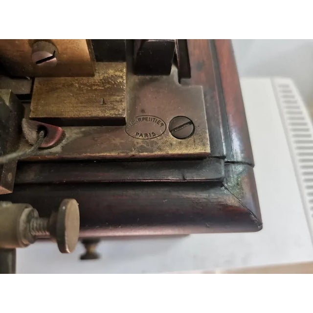 Baudot Multiple-Impression Telegraph by J Carpentier Paris, 1900 For Sale - Image 12 of 13