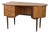 Teak Elliptical Bullet Desk by Kai Kristiansen for Feldballes For Sale