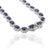 27.67 Carat Blue Sapphire & Diamond Luxury Art Deco Necklace by VRJewels in 14k Gold For Sale - Image 9 of 16