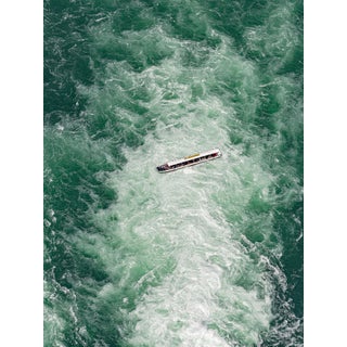 "AV_Rhine_Falls_005" Contemporary Aerial View Limited Edition Photograph by Bernhard Lang For Sale